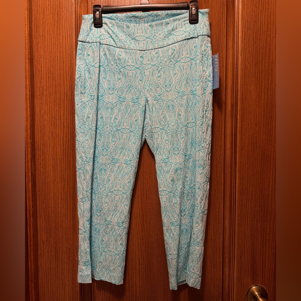 Relaxing Fun Blue Leggings
